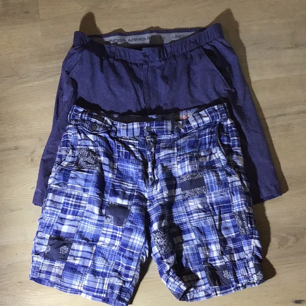 Men’s 36 Under Armour and Polo Shorts Bundle